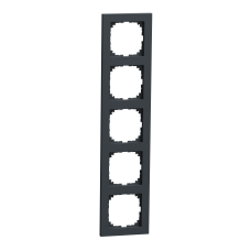 Рамка 5-постова M-Pure SysM антрацит