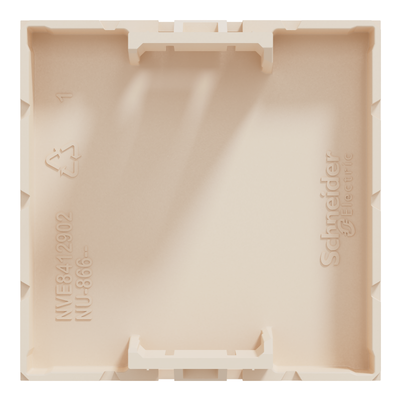 Заглушка, 2 модулі, бежева Unica New Studio