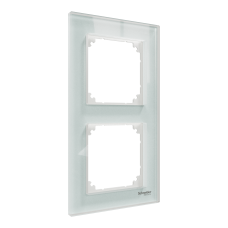 РАМКА скло 2 поста, Білий кристал, SM
