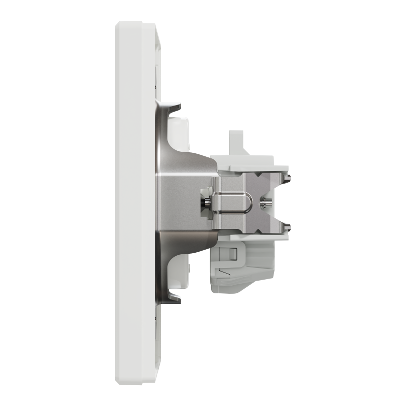 РОЗЕТКА БЕЗ ЗАЗЕМЛЕННЯ БІЛА ASFORA