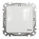 Одноклавішний перемикач IP44 Білий Sedna Design