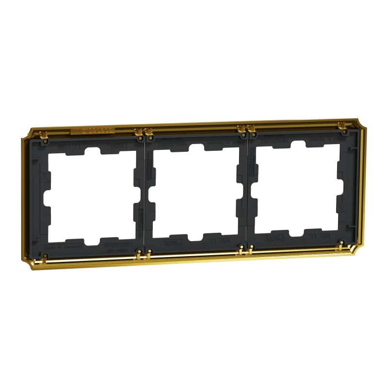 Рамка 3 постова D-Atique, золото 24к