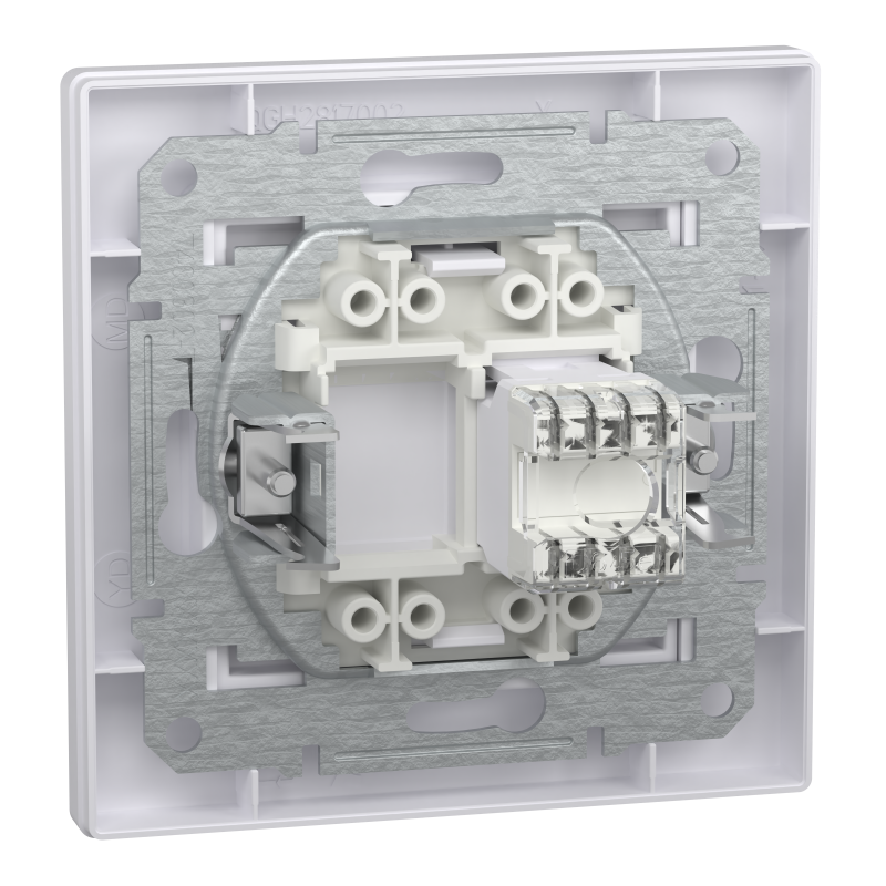 РОЗЕТКА КОМП'ЮТЕРНА RJ45 UTP КАТ.6 БІЛА ASFORA