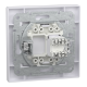 РОЗЕТКА КОМП'ЮТЕРНА RJ45 UTP КАТ.6 БІЛА ASFORA