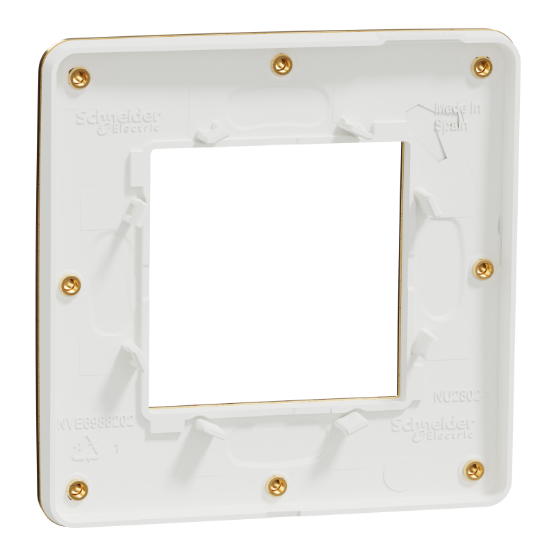 Cover frame, Unica Studio Metal, 1 gang, copper