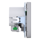 Розетка Schuko з 2 USB 2,4 A Сталь SD