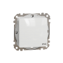 Одноклавішний перемикач IP44 Білий Sedna Design