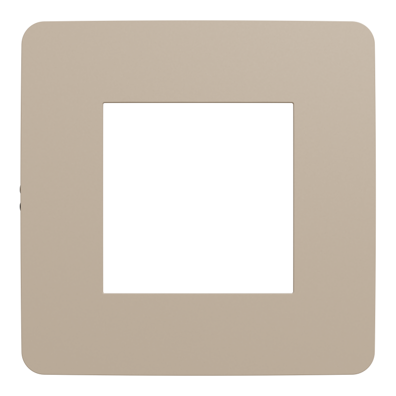 Рамка 1-постова, Пісочний/антрацит