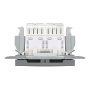 РОЗЕТКА КОМП'ЮТЕРНА RJ45 UTP КАТ. 5Е ПОДВІЙНА ASFORA СТАЛЬ
