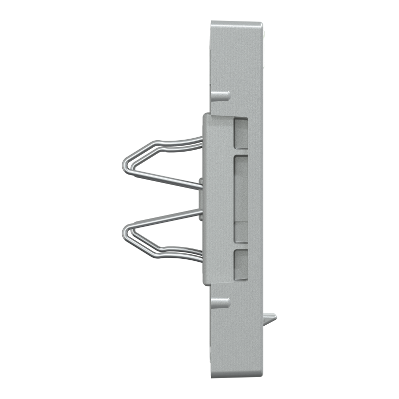НАКЛАДКА Д/З'ЄДН.МОД.,1 ПОСТ,КОЛІР АЛЮМ.
