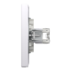РОЗЕТКА КОМП'ЮТЕРНА RJ45 UTP КАТ.6 ПОДВІЙНА БІЛА ASFORA