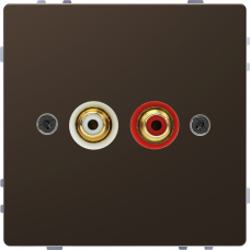 Механізм аудіорозетки RCA SysD мокко