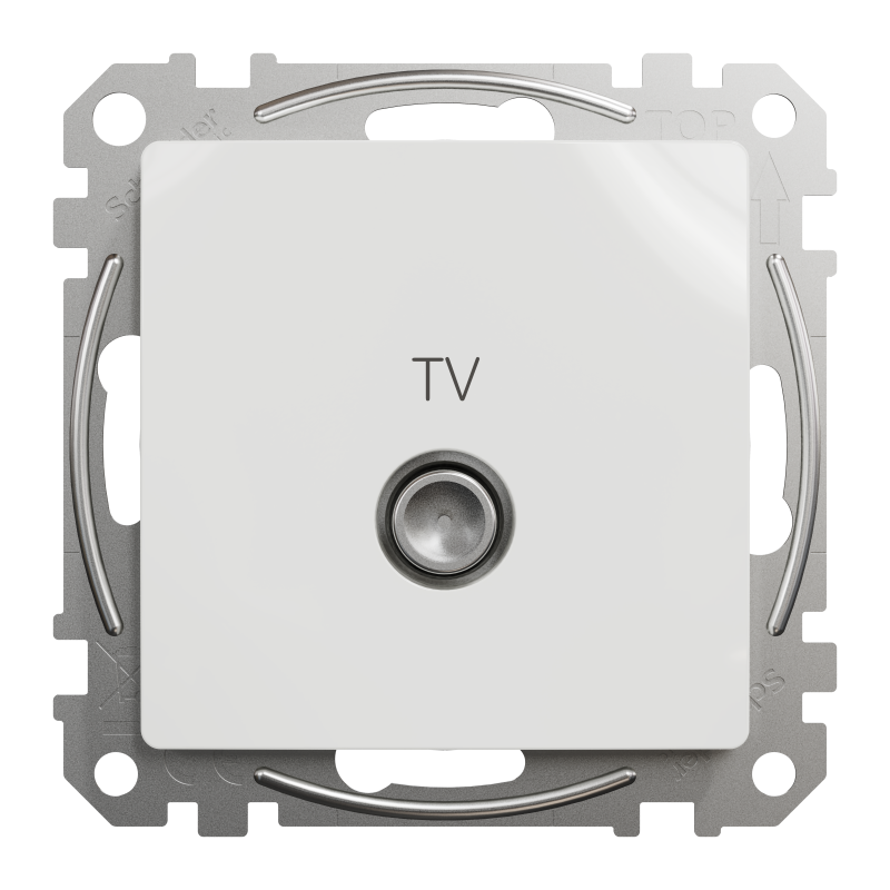 Розетка TV 4DB Wh Sedna Design