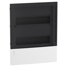 ЩИТ ВРІЗНИЙ Resi9 MP ДИМЧАСТІ ДВЕРІ 2 ШИНИ 24 МОДУЛІ (2 РЯДИ ПО 12 МОДУЛІВ)