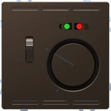 Підлоговий терморегулятор з вимикачем SysD мокко