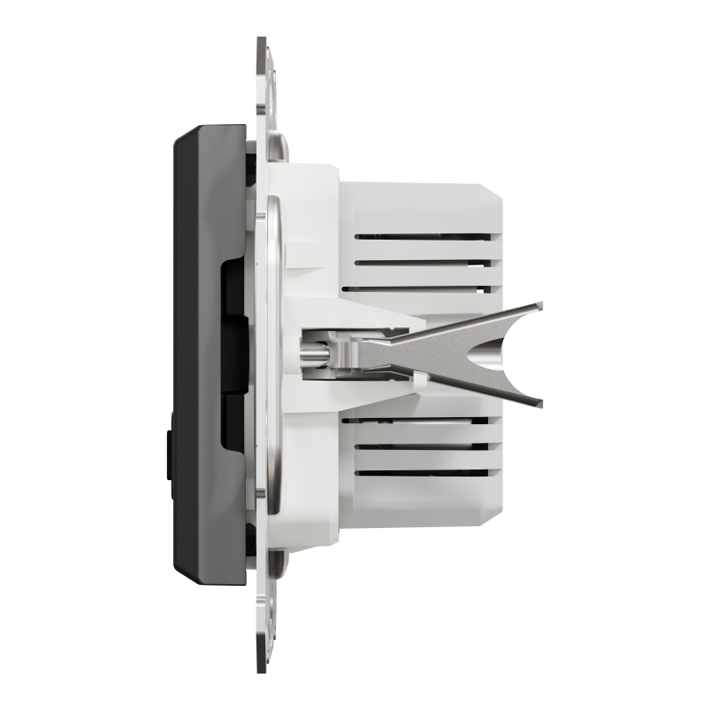 Asfora - double USB charger 2.4 A - anthracite