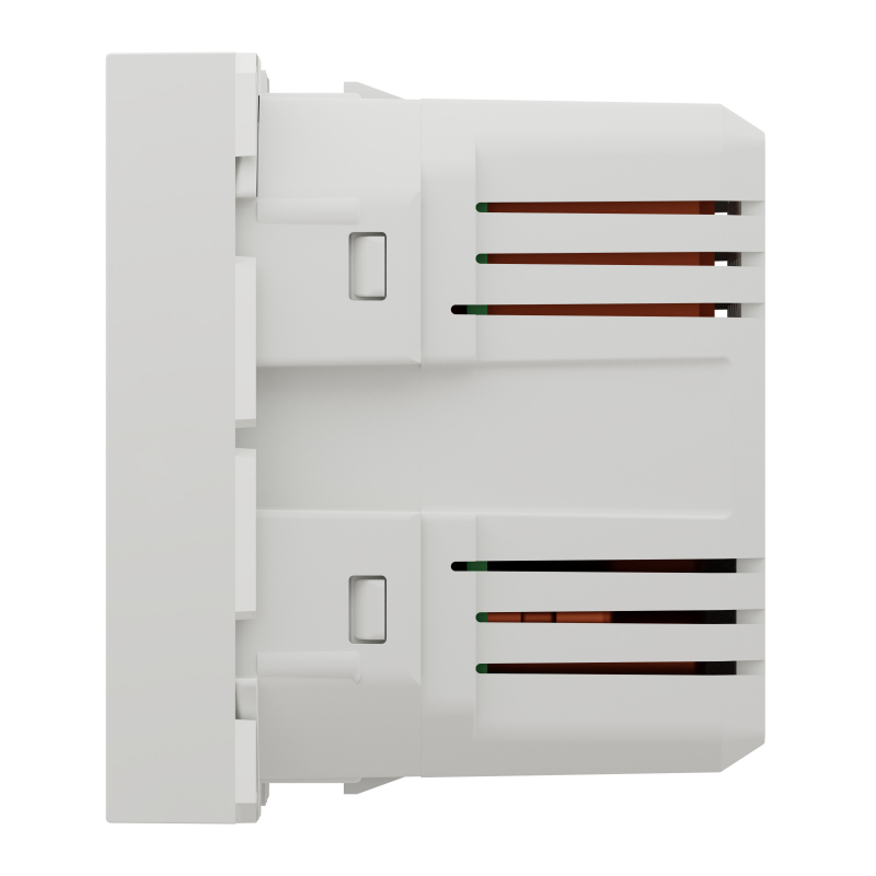 Розетка USB подвійна 2.1А 2 модулі білий