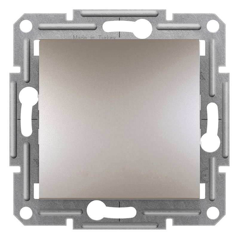 ВИМИКАЧ ДВУХПОЛЮСНИЙ САМОЗАЖИМНИЙ ASFORA БРОНЗА