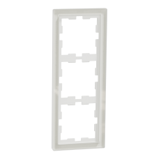 Рамка 3-постова скло D-Life SysD білий кристал