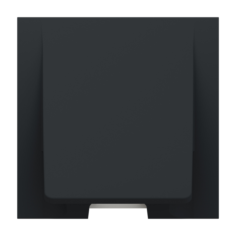 Вивід кабеля 16А 2 модуля антрацит