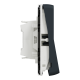 Механізм перемикача IP55 Mureva Styl, сх.6, чорний