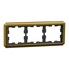 Рамка 3 постова D-Atique, золото 24к