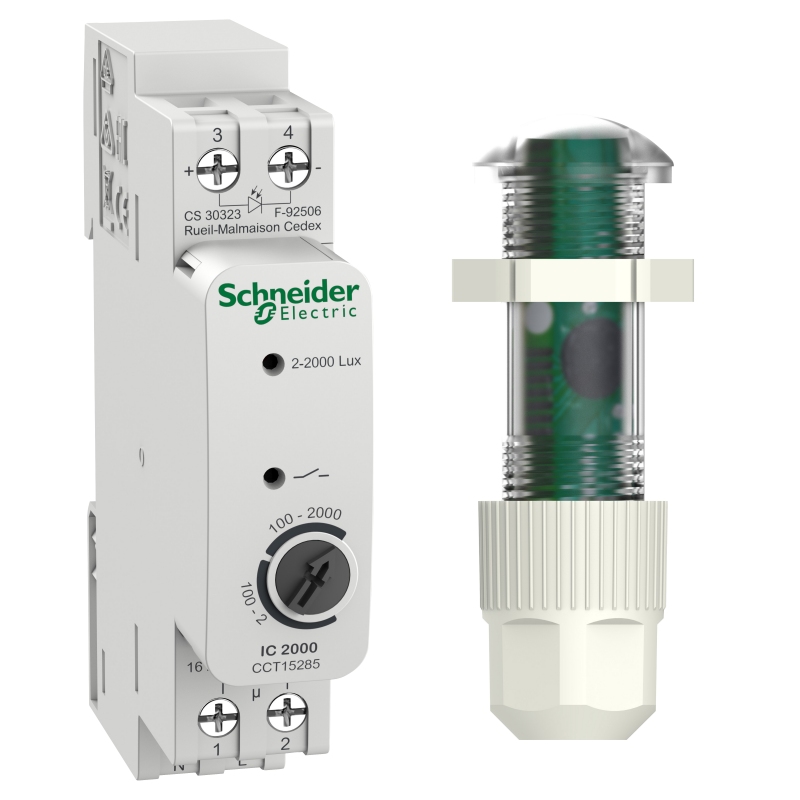 Сутінковий вимикач Acti9 IC2000, для приміщень (2 - 2000 люкс)