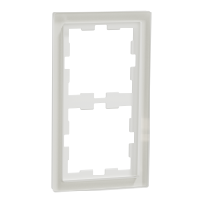 Рамка 2-постова скло D-Life SysD білий кристал