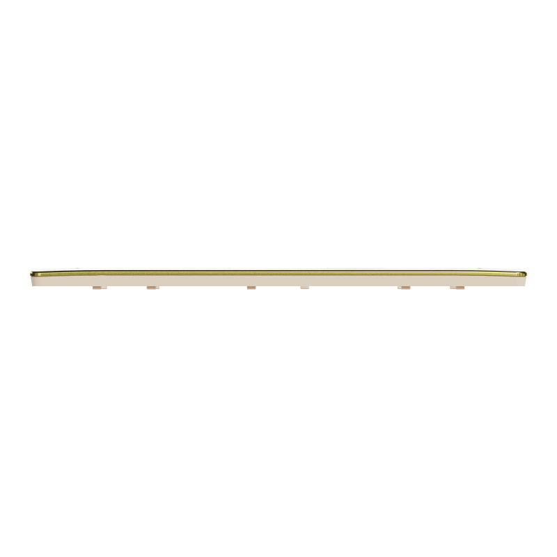 Cover frame, Unica Studio Metal, 3 gang, 3 x 2 modules, gold or beige