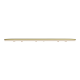 Cover frame, Unica Studio Metal, 3 gang, 3 x 2 modules, gold or beige