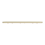 Cover frame, Unica Studio Metal, 3 gang, 3 x 2 modules, gold or beige
