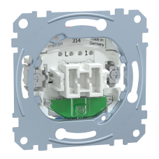Механізм 1-клавішного перемикача 1 полюс з індикацією 16AX