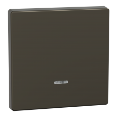 Накладка 1-клавішного вимикача з вікн для підсв SysD мокко