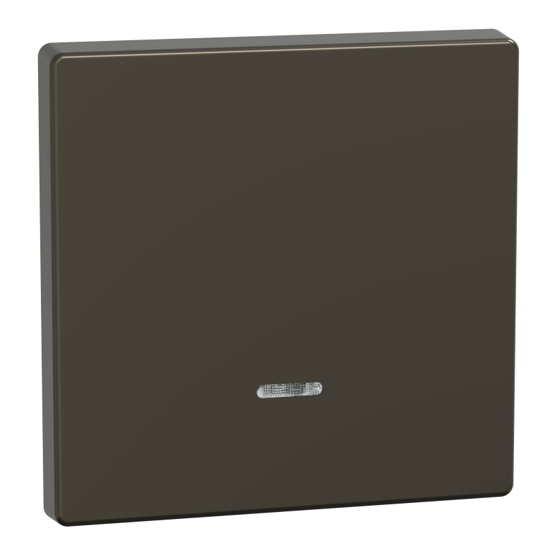 Накладка 1-клавішного вимикача з вікн для підсв SysD мокко