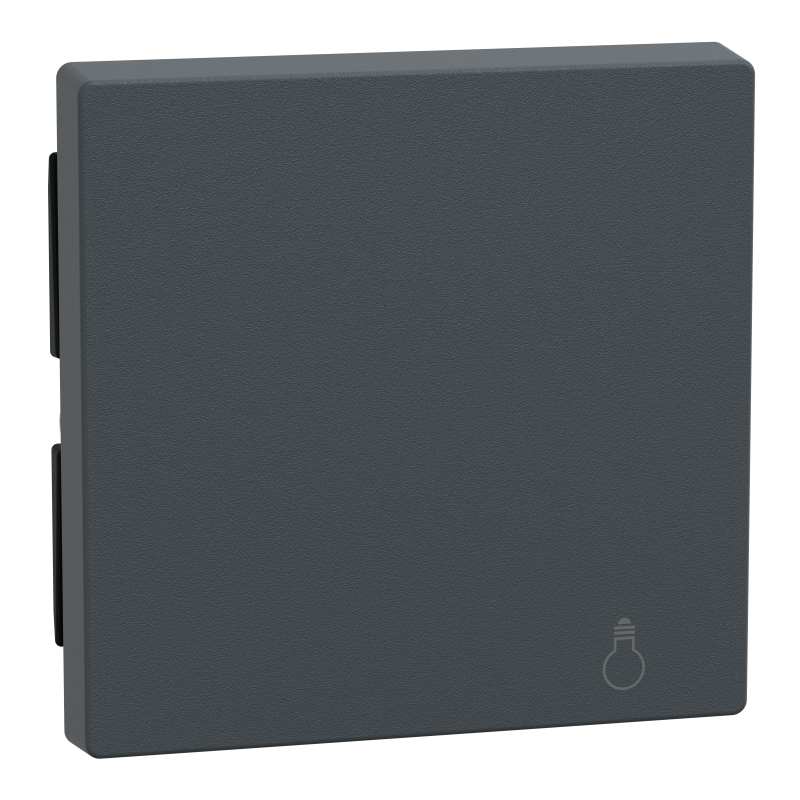 Накладка 1-клавішного вимикача з сим "Світло" SysM антрацит