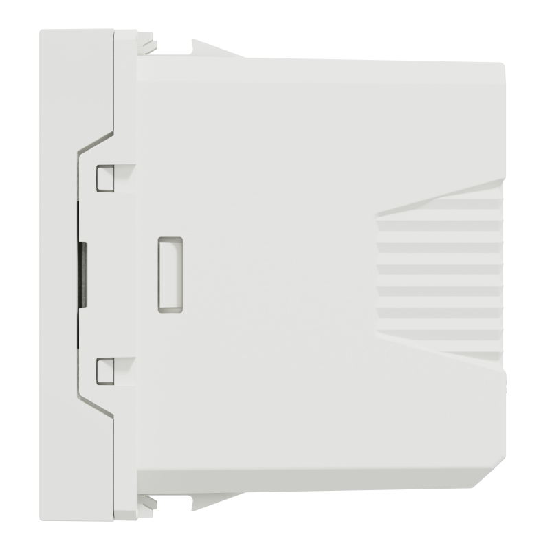USB-коннектор 1 модуль білий