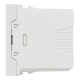 USB-коннектор 1 модуль білий