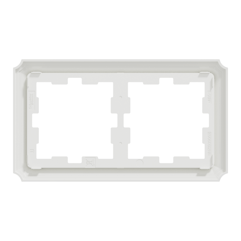 Рамка 2 постова D-Atique, білий лотус