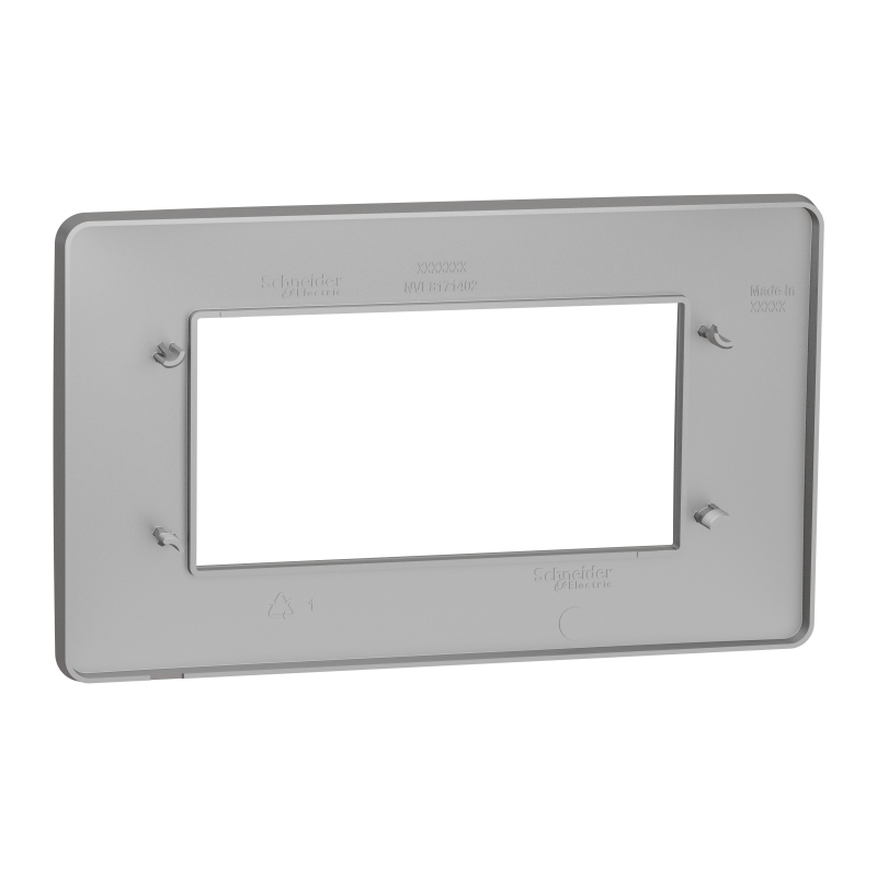 Рамка 4-модульна, алюміній