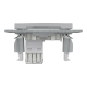 РОЗЕТКА КОМП'ЮТЕРНА RJ45 UTP КАТ.6 ASFORA АЛЮМІНІЙ