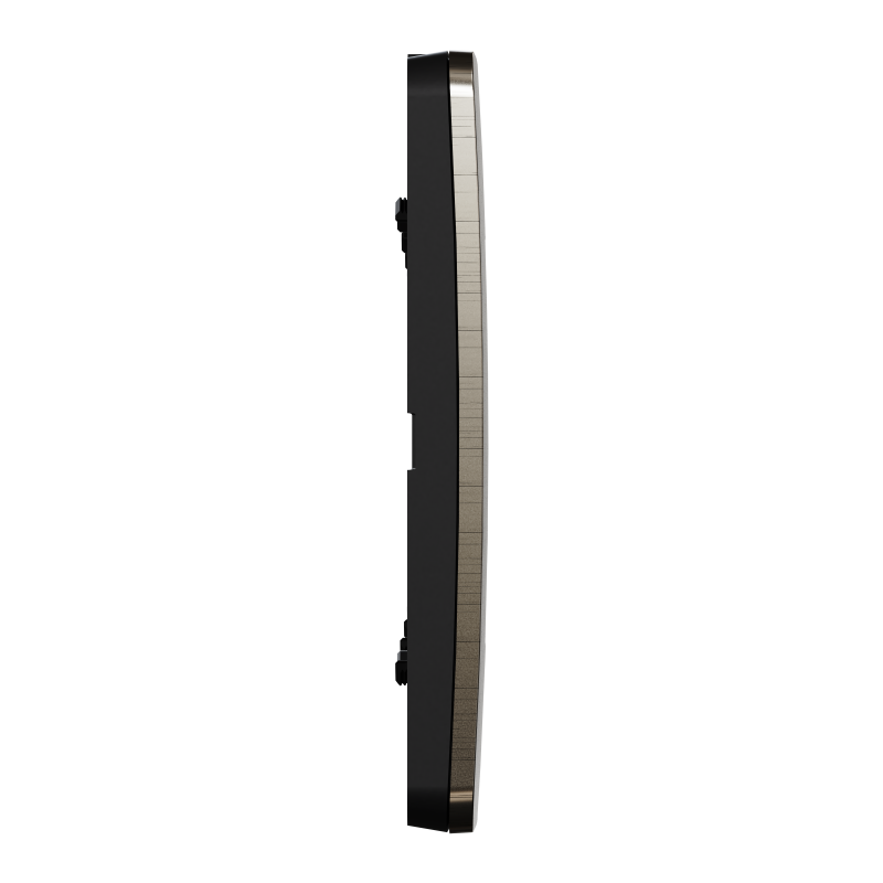 Cover frame, Unica Studio Metal, 4 gangs, anthracite