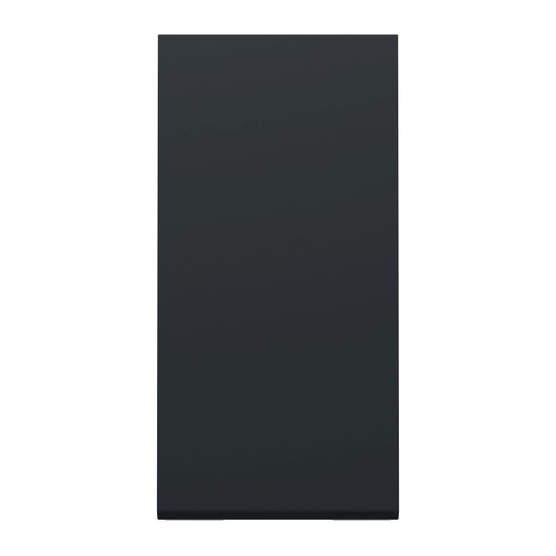 Перемикач 1-клавішний схема 6, 10А, 1 модуль антрацит