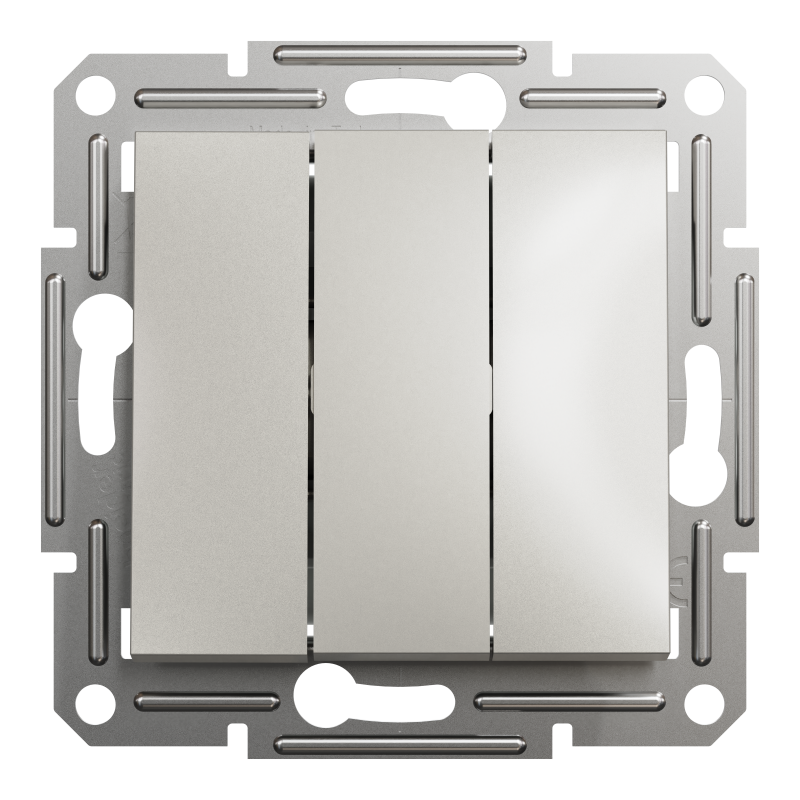 ВИМИКАЧ ТРЬОХКЛАВІШНИЙ БРОНЗА ASFORA