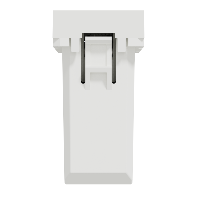 USB-коннектор 1 модуль білий