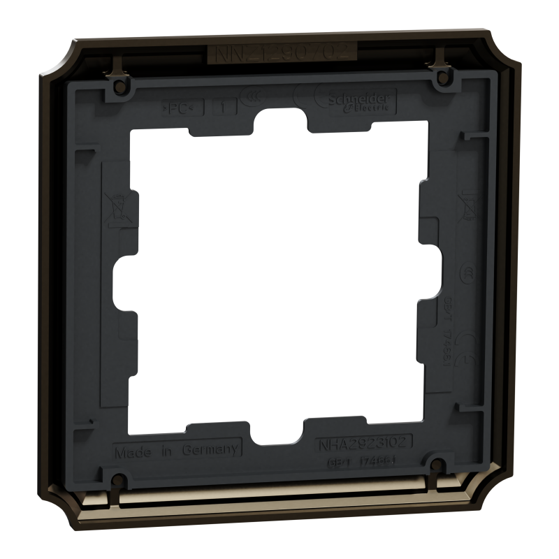 Рамка 1 постова D-Atique, мокко