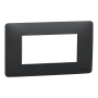 Рамка 4-модульна, антрацит