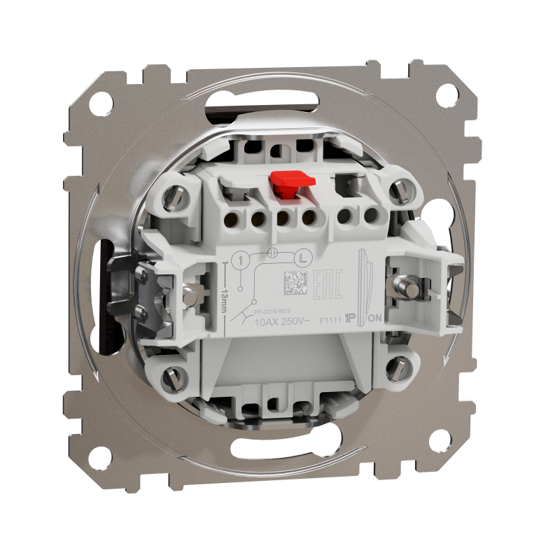 Кнопковий вимикач 10 А, Венге Sedna Elements