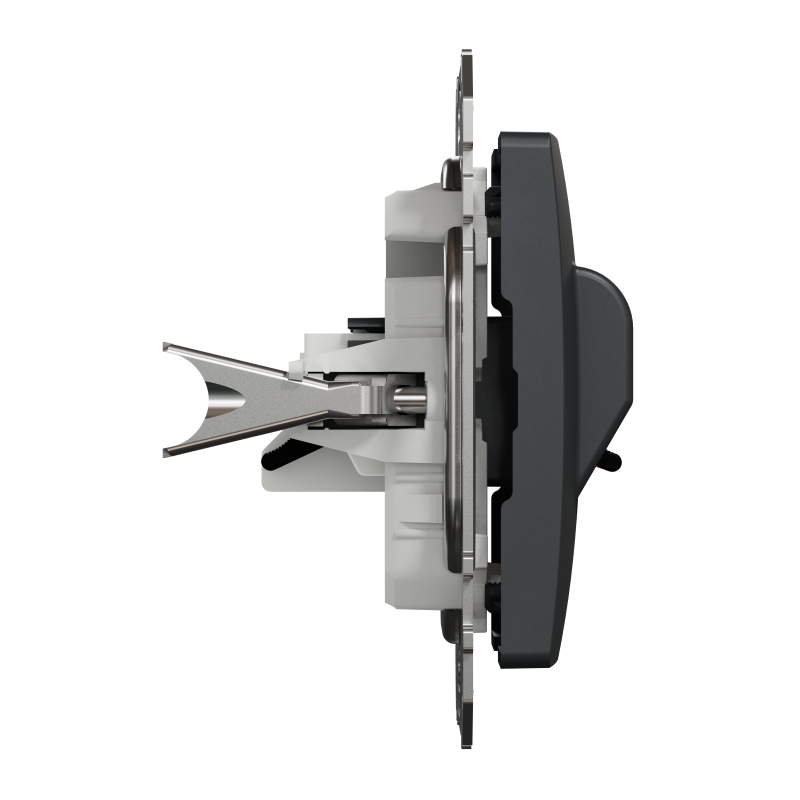 Аудіорозетка Чорний Sedna Design
