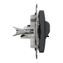Аудіорозетка Чорний Sedna Design