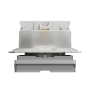 Розетка з заземлення, зі шторками, та з кришкою IP44 Алюміній Sedna Design
